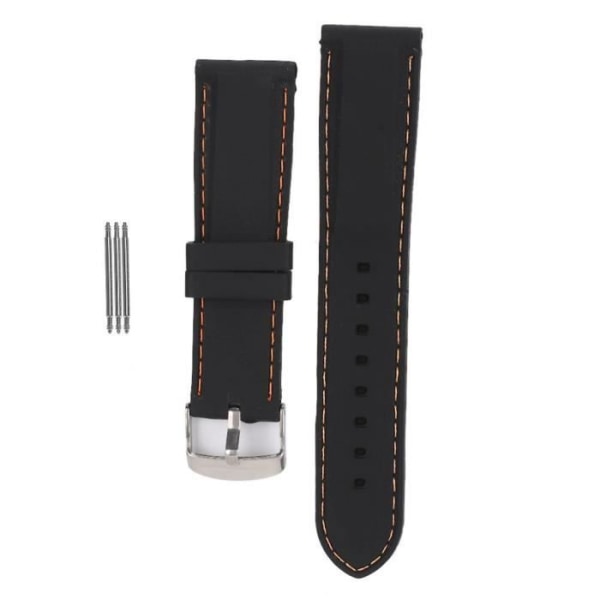LIA Silikon klockarmband Klockarmband Justerbart ersättningsband för armbandsur (22 mm)