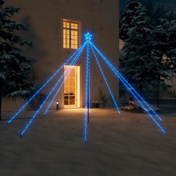 BEL-7029242385693-Julgransbelysning inomhus/utomhus 576 LED blå 3,6 m