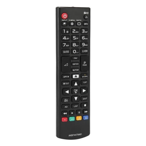 BEL-7423055025997-Tv-fjärrkontroll Byte Akb74475481 Abs Fjärrkontroll Svart Akb74475481 Fjärrkontroll För TV-videostöd