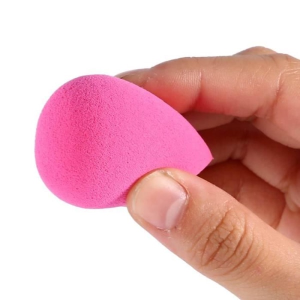 HURRISE Concealer Rose Red Powder Puff Makeup Foundation Cream Face Cosmetic Tool Soft Teardrop Multipurpose (1#)
