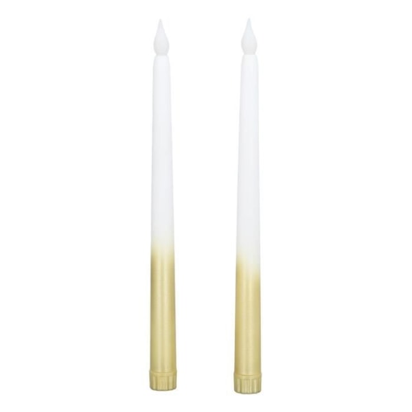 HURRISE LED Flame Torch-ljus för bröllopsfest - paket med 2