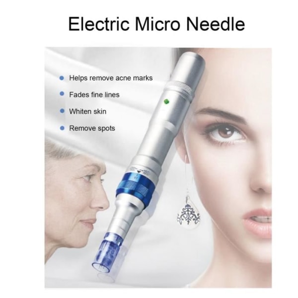 HURRISE Micro Needle Head 5st Elektrisk Micro Needle Square Nano Pin Cartridges Hudvård för skönhetssalong