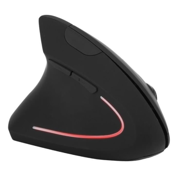 HURRISE Vertikal optisk mus, vänsterhänt trådlös mus 2,4 GHz trådlös ergonomisk mus för datortillbehör