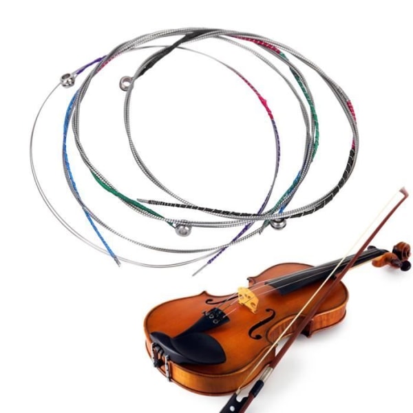 BEL komplett uppsättning E-A-D-G violinersättningsstålsträngar för 4-4 violindelar