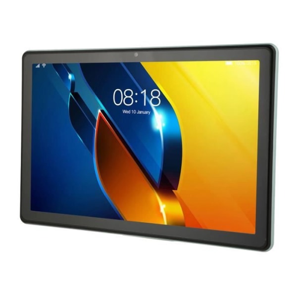 HURRISE Tablet 10-tums 5G WiFi-surfplatta, 1920x1200 Grön Kids Tablet för Android 11 6GB Dator EU-kontakt