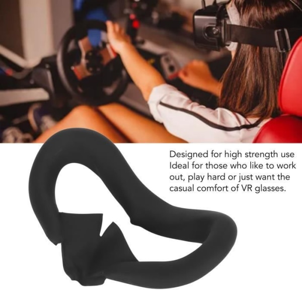 HURRISE VR silikonögonlapp för Meta Quest 3 med anti-svettskydd