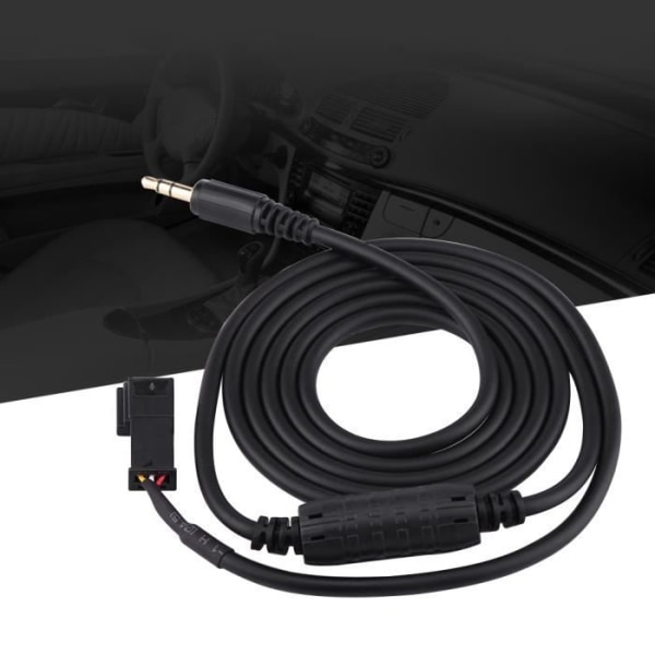 HURRISE Auxiliary Input Kabelvagn Aux Adapter Kabel för iPhone Radio Navi CD MP3 för BMW BM54 E39 E46 E38