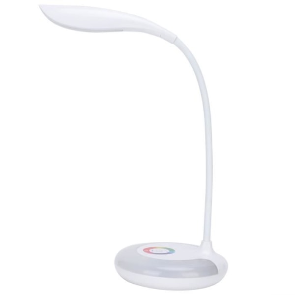 Qiilu LED-bordslampa LED-bordslampa Bordsläslampa RGB Symphony Touch Dimming Ögonskydd