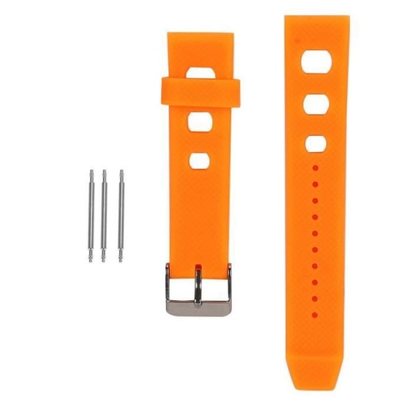 CEN klockarmband Vattentätt, svettsäkert silikonarmband 20 mm (orange)