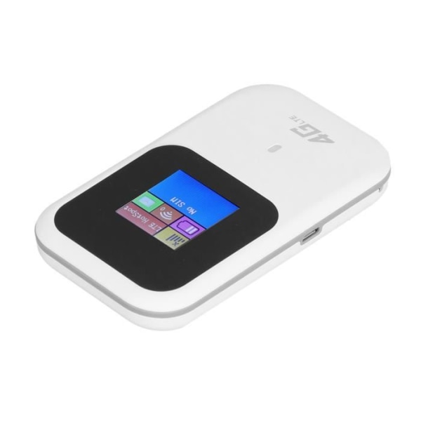 Fdit WIFI Hotspot Trådlös Mobil Hotspot Mini Handy Wi-Fi-router 150Mbps 2,4GHz/5GHz 4G LTE med LCD-skärm