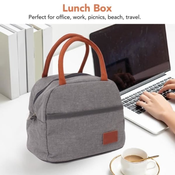 Duokon Lunchbox Lunchbox Handhållen 15L Kapacitet Vattentät Isolerad Lunchväska för män Kvinnor Arbetspicknick