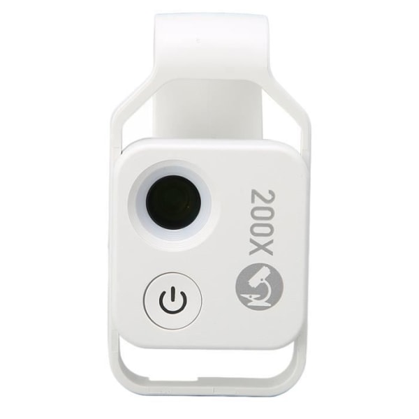 HURRISE Mini Pocket Microscope, Telefon Pocket Microscope Eliminera reflektioner för inomhustelefoni Le Blanc