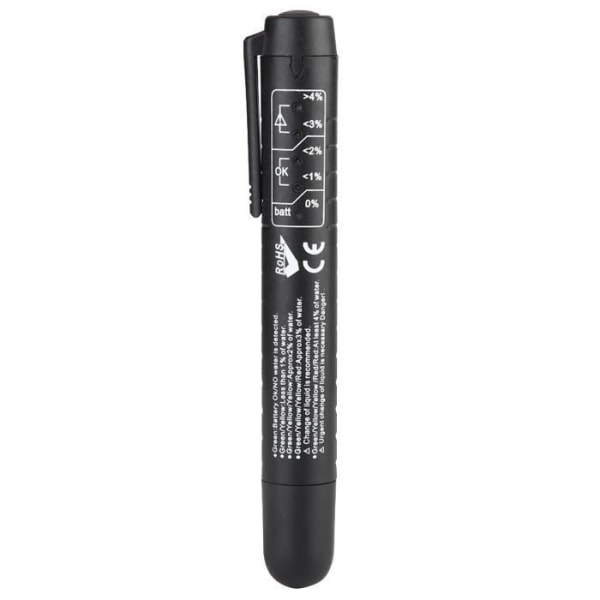 HURRISE Brake Oil Pen Brake Fluid Oil Tester Pen 5 LED-indikator Biltestverktyg för
