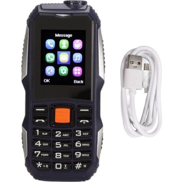 SAL JIM-7374286045752-Mobiltelefon för äldre med 1 skärm Mobiltelefon för äldre, Radio 7611346448437