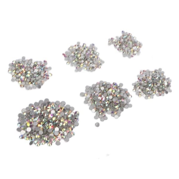 rhinestone kit Nail Art Rhinestones AB Crystal Clear Rhinestones Kit för DIY-dekoration Sy Tyg Kläder Nail Art