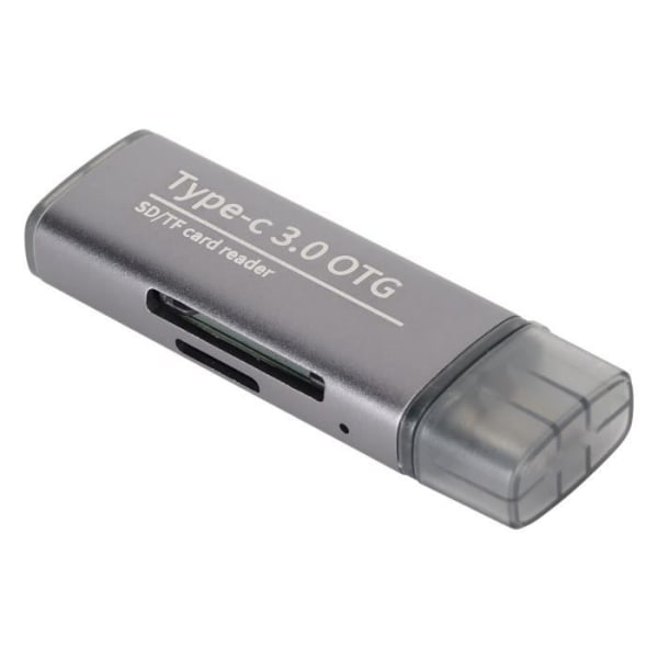 HURRISE 3 in 1 USB-minneskortläsare - Ultra Slim - Micro Storage Card - USB C - Vit