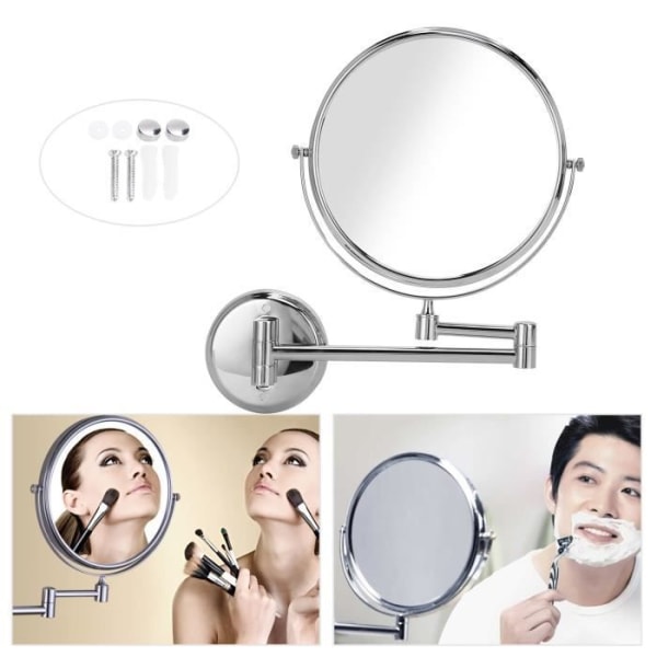 HURRISE Snygg sminkspegel Väggmonterad sminkspegel Snygg badrumsgalvanisering Sminkspegel