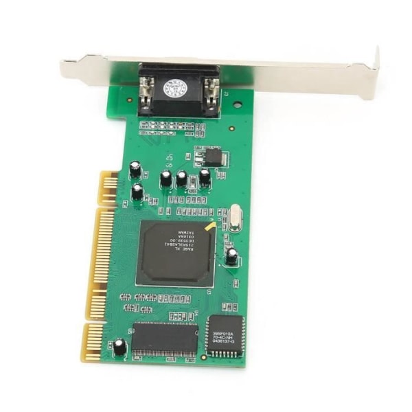 HURRISE Grafikkort Grafikkort Stationär datortillbehör VGA PCI 8MB 32Bit Multiple Display för ATI Rage XL