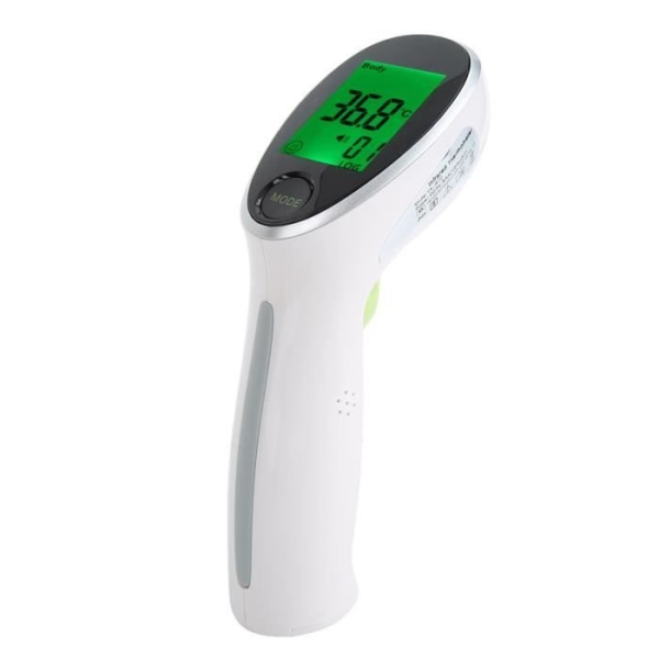 HURRISE Termometerpistol ABS Vit Infraröd temperaturpistol Barntermometer Familjekroppstermometer