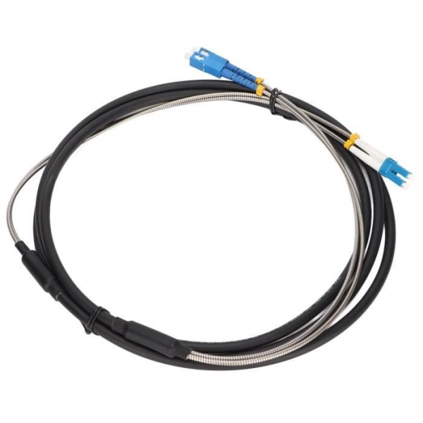 Fdit fiberoptisk Ethernet-kabel Fiberoptisk kabel 3 meter SC till LC Single Mode skärmad patchkabel för center