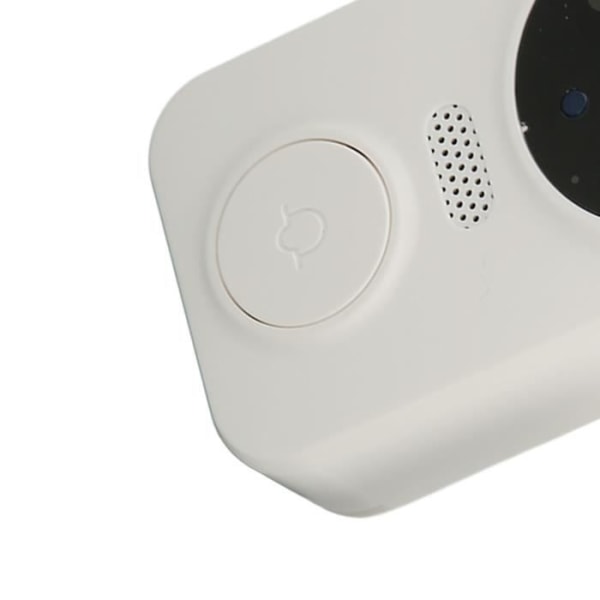 HURRISE Smart videodörrklocka trådlös dörrklockakamera, 2,4G WiFi videodörrklocka med datortillbehör