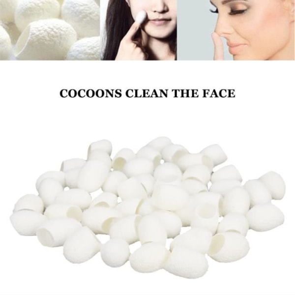Silks Cocoons Blackhead Borttagning Cocoons Ansiktsvård Natural Silks Cocoons 50st för hud