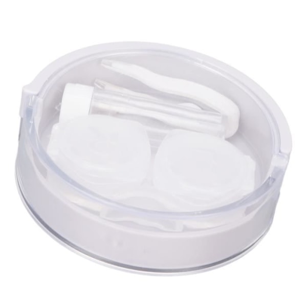 HURRISE Bärbar kontaktlinslåda Kit Kontaktlinslåda Pincett Remover Solution Stick