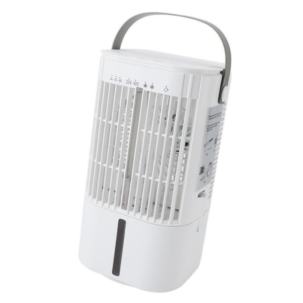 HURRISE Bärbar luftkonditionering Personlig luftkonditionering, 900 ml, 3 hastigheter, 2 coola dimma, 7 färger, fläkt för hushållsapparater