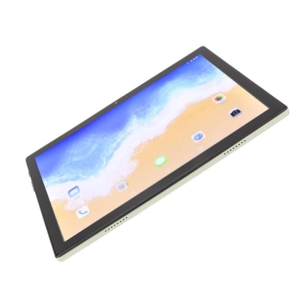HURRISE Tablet 10 10,1 tum Pad5 Tablet, 256 GB ROM, 10 GB RAM, WiFi, för Tablet Computing Ljusgrön