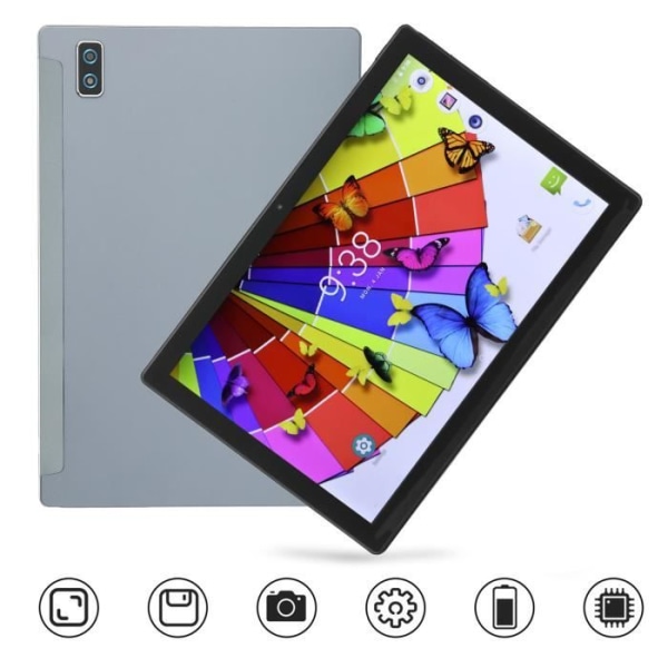 BEL Gaming Tablet 10,1 tums surfplatta 5G WiFi Dual Frequency 8GB RAM 256GB ROM 4G Network Call for Android 10