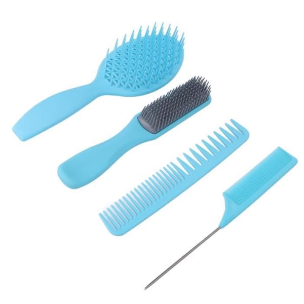 HURRISE Hair Comb Set Hair Comb Set Fyra sorters multifunktionella frisörborstar med