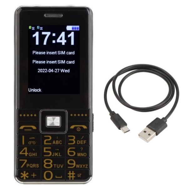 BEL-7423054946651-Mobiltelefon för äldre G600 Senior mobiltelefon 2G mobiltelefon 6800 mah bärbar gps