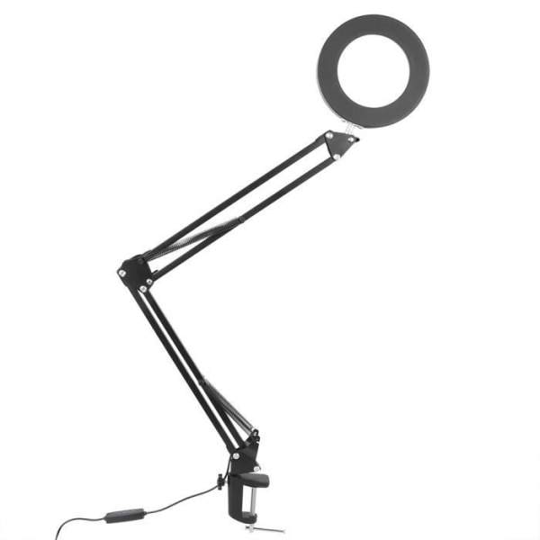 HURRISE Fill Light LED Fill Lamp Cold Light Hemma USB Clip Bordslampa med förstoringsglas för underhåll