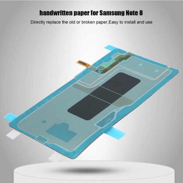 HURRISE Kabelskrivtavla 1st handskrivet papper för Samsung Note8 N950F N9500 LCD-klistermärke Cable Board