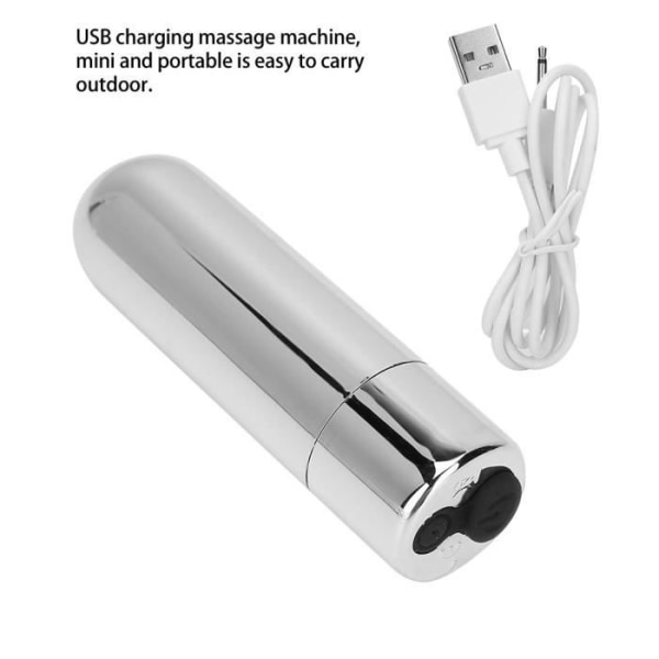 HURRISE Toy for Women Portable USB Massager Kroppsvibrationer Kroppsmassage Kvinnor Leksaksvibrator för vuxna (Typ C)