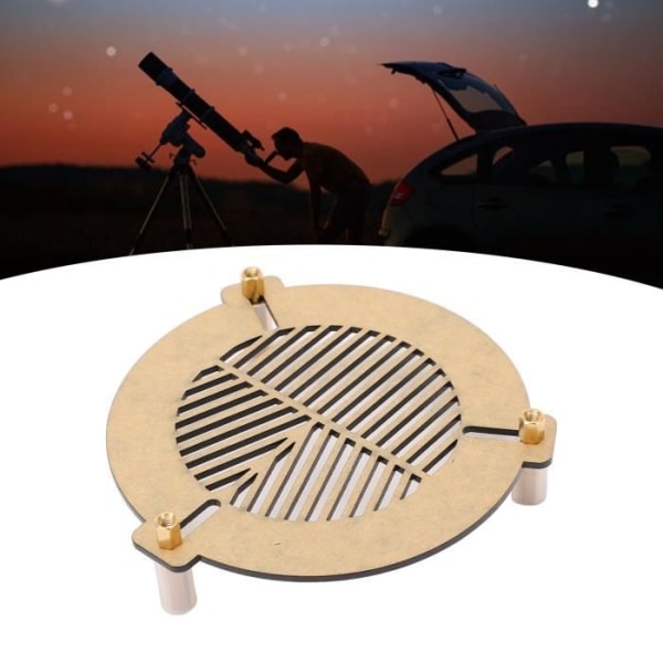 Akrylteleskopfokuseringsmask - TBEST - Diameter 60-90 mm - 3 metallstolpar