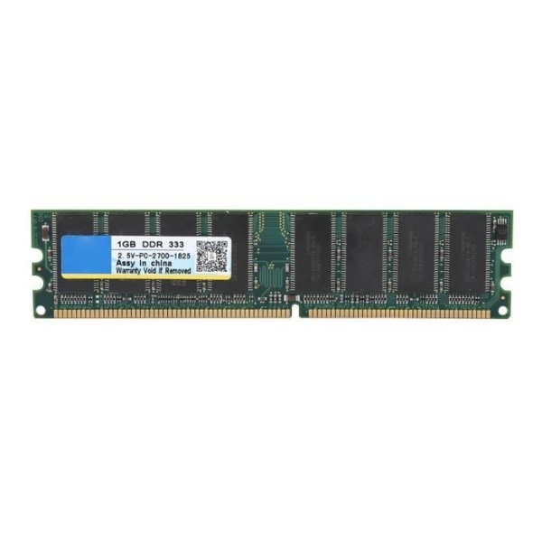 HURRISE-minne DDR PC RAM-minnesmodul, 1GB DDR 333MHz 2.V 184Pin PC-2700 Desktop RAM-minne för datortillbehör