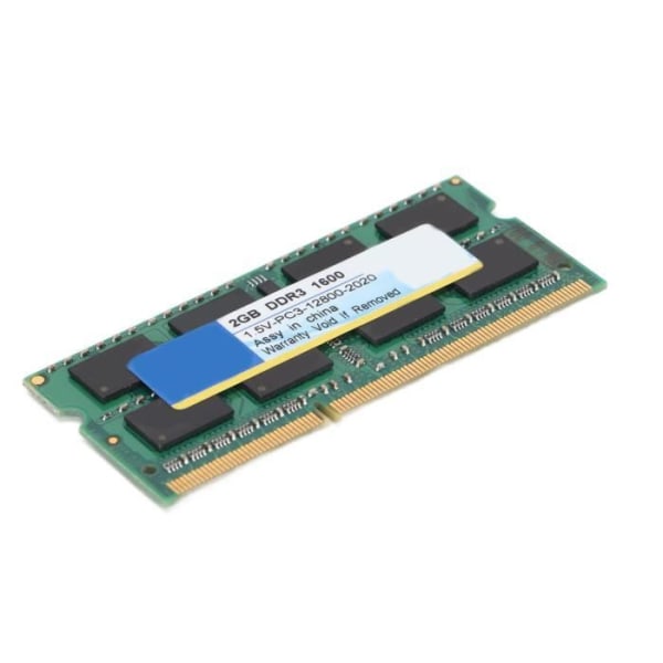 XIEDE DDR3 RAM Kraftfull Stabil prestanda Snabb respons Hållbar värmeavledning Bärbar dator 1600MHz 2GB