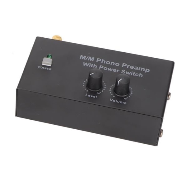 Phono Preamp - FDIT - PP500 - Lågt brus - DC 12V EU-kontaktadapter