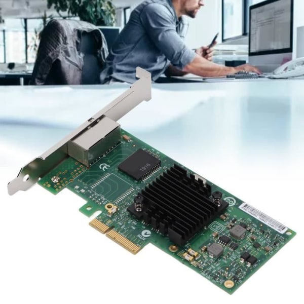 HURRISE PCIEX4 Gigabit Ethernet nätverkskort Dual RJ45 Port Server Nätverksadapter
