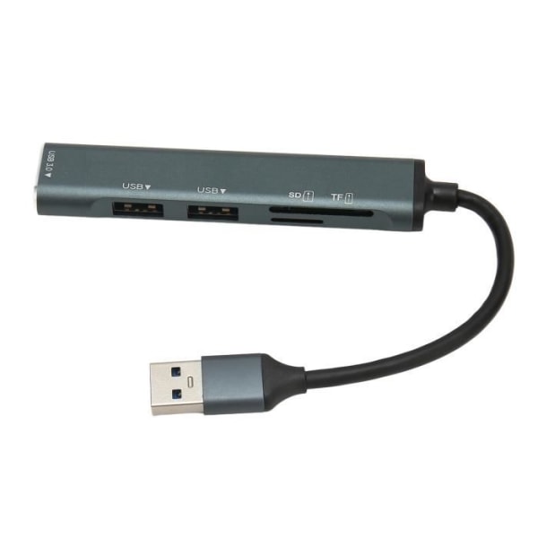 Tbest USB3.0 Hub till USB3.0 USB3.0 Hub 5 i 1 USB3.0 till 3xUSB Minneskort Minneskort USB3.0 Multiport Adapter för Win