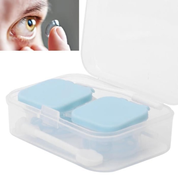 HURRISE kontaktlinslåda Kontaktlinsfodral Portabel plast kosmetisk linslåda