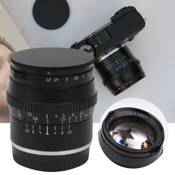 WEI Mirrorless Camera Lins TTArtisan Large Aperture Lens FX Mount 50mm F1.2 för Fuji