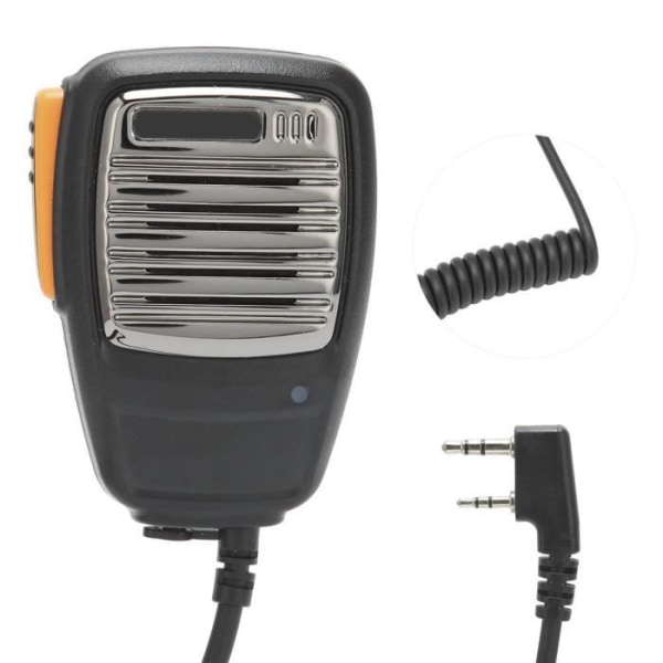 Tbest Two Way Radio Accessories Walkie Talkie Handheld Mic-högtalare med belysning för Baofeng UV-5R BF-888S