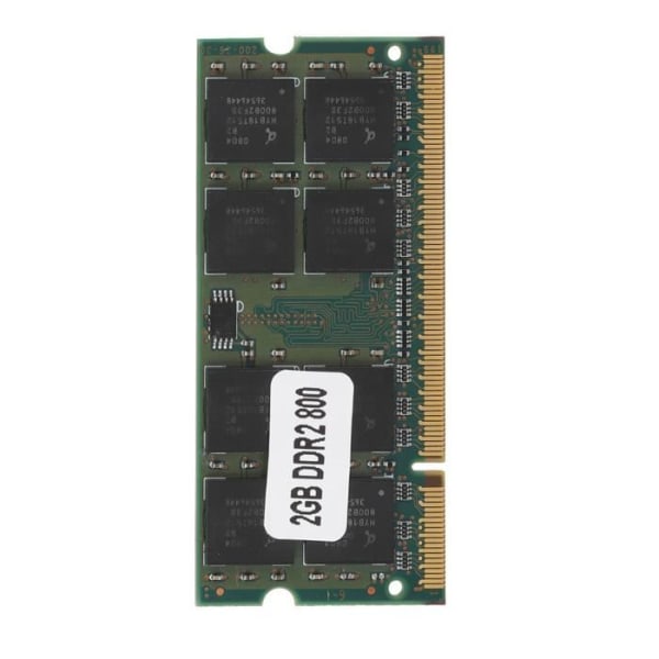 HURRISE DDR2-minne Bärbar datorminne, hållbart 2G 800MHZ bärbar datorminne, för bärbar dator