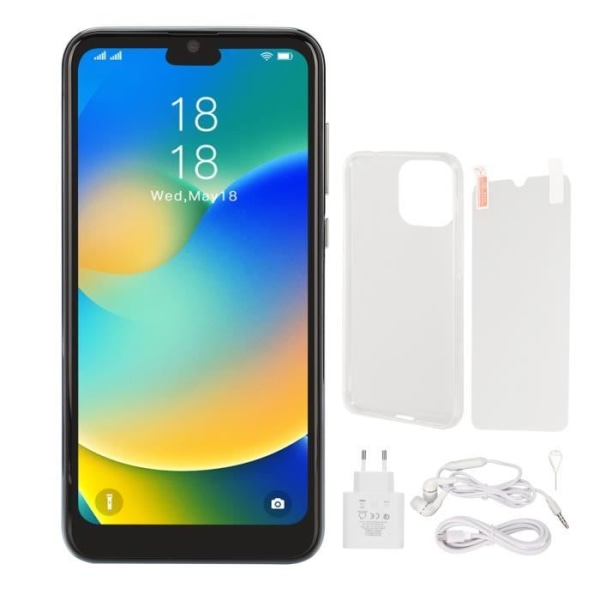 BEL-7696830353657-Olåst smartphone 4GB 32GB ROM 6,1 tums skärm 6800mAh batteri för 11,0