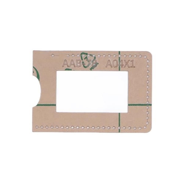 Tbest akrylplånbokmall DIY akrylmall 12x8,5cm plånbokstillverkning akrylstencilmall