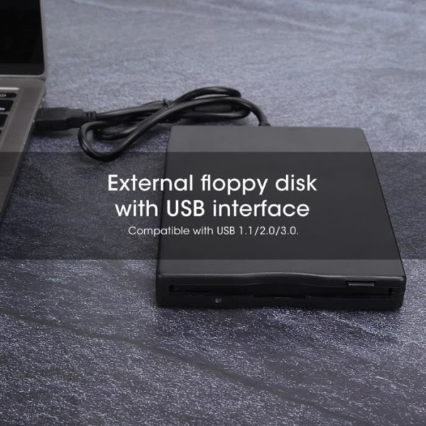 Bärbar diskettenhet med USB-gränssnitt, 3,5 tums kortläsare, löstagbart externt datortillbehör, för