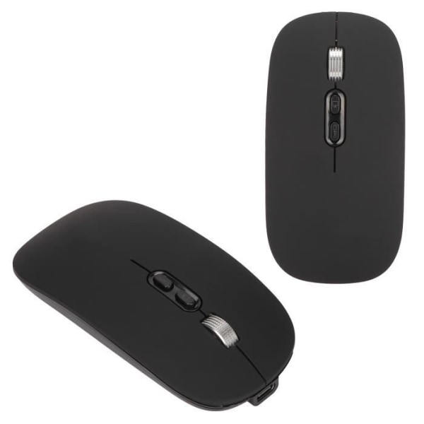 HURRISE RGB Gaming Mouse 2.4G trådlös mus Uppladdningsbar RGB Gaming Office Mouse Trevägs datortangentbord Dual Mode
