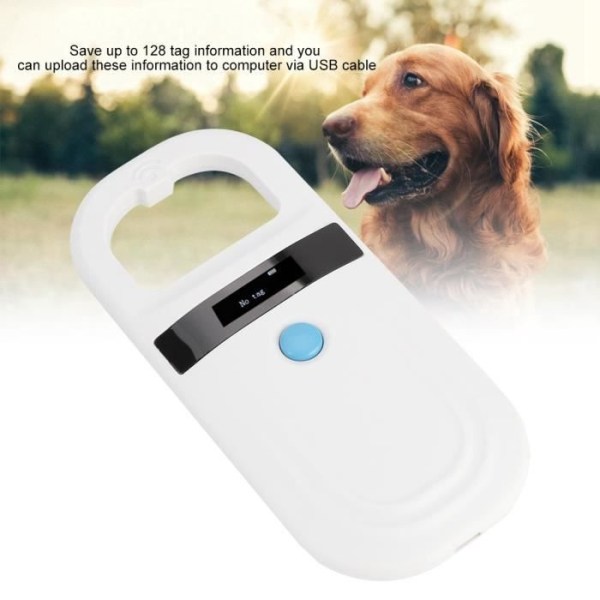 Intern RFID-minneskortläsare Uppladdningsbar RFID ID-läsare Animal Scanner Security - BIG